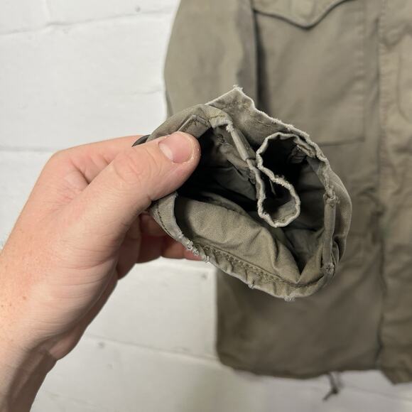 VTG Polo Ralph Lauren Military Army Fatigue Jacket “Khaki" - Picture 8 of 12